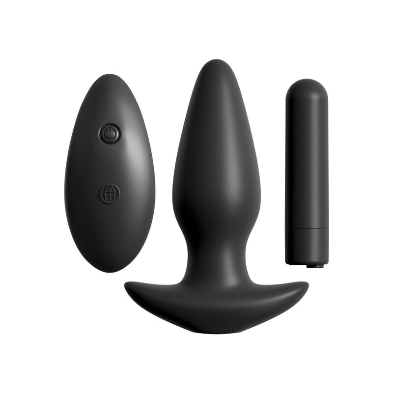 Anální kolík s dálkovým ovladáním ANAL FANTASY REMOTE CONTROL SILICONE PLUG